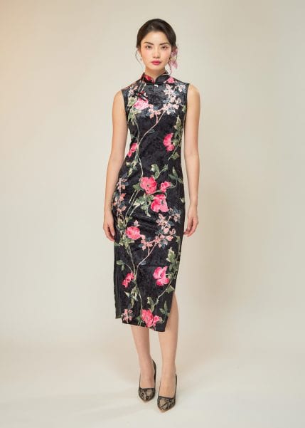 Poppy Reprise Maxi Qipao