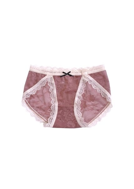 Auriel Blossom Lace Panty in Maroon
