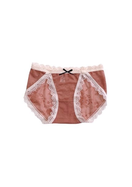 Auriel Blossom Lace Panty in Orange
